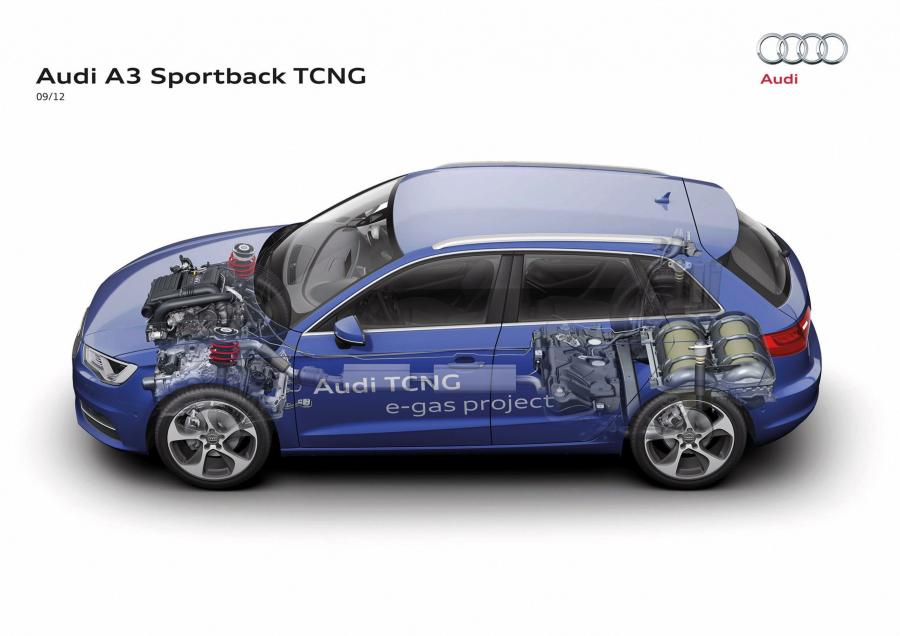 Схема Audi A3 Sportback TCNG (8V) 2012 года  (фото 12 из 13)